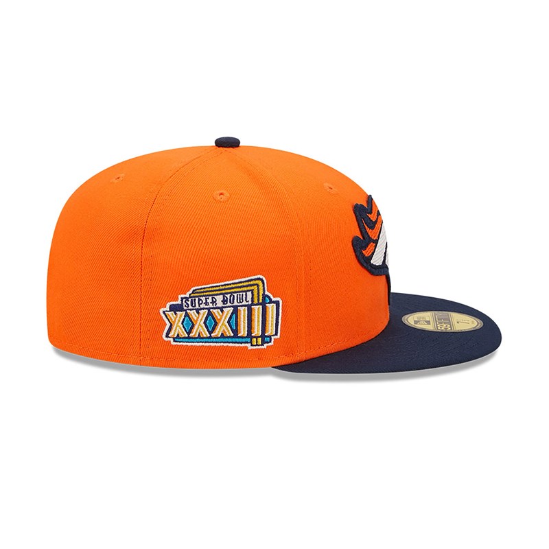 59fifty New Era Denver Broncos Ne Letterman Fitted Gorras Naranjas | GH9401632