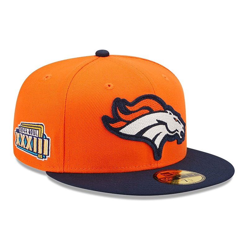 59fifty New Era Denver Broncos Ne Letterman Fitted Gorras Naranjas | GH9401632