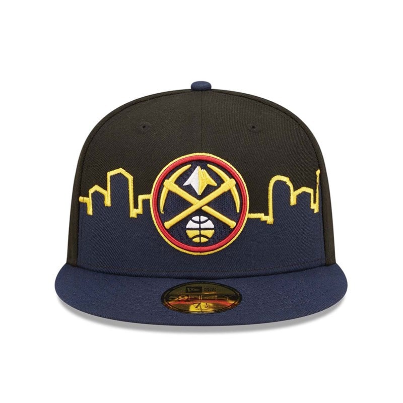 59fifty New Era Denver Nuggets NBA Tip Off 2022 Fitted Gorras Negros | NG8206351