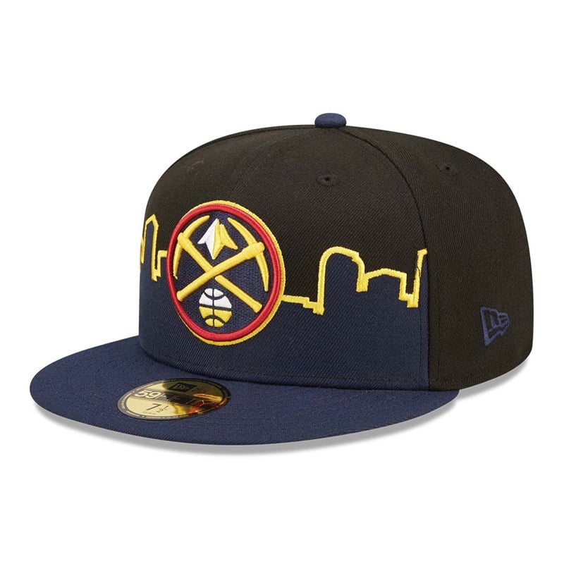 59fifty New Era Denver Nuggets NBA Tip Off 2022 Fitted Gorras Negros | NG8206351