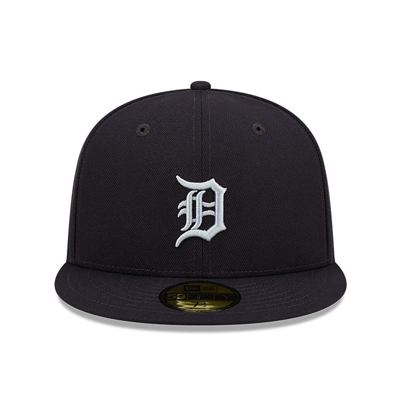 59fifty New Era Detriot Tigers Monocamo Fitted Gorras Azules | NV4182356