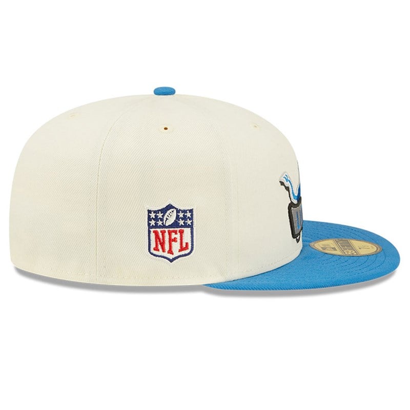 59fifty New Era Detroit Lions NFL Sideline 2022 Fitted Gorras Blancos | DJ2049613