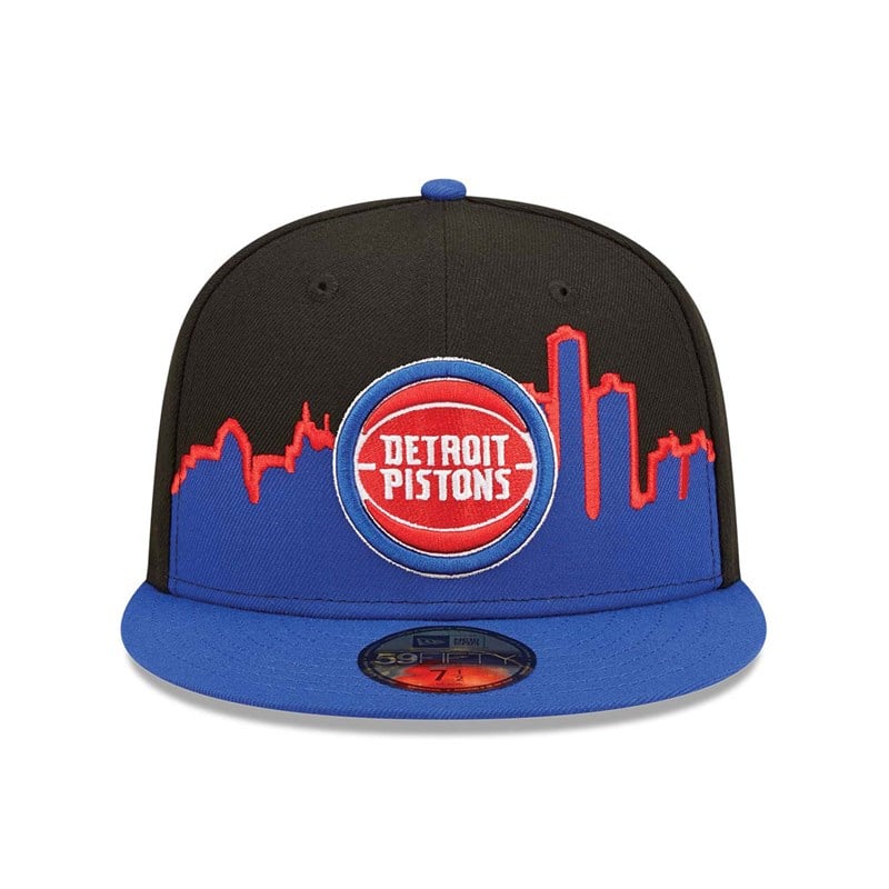 59fifty New Era Detroit Pistons NBA Tip Off 2022 Fitted Gorras Negros | PH6285109