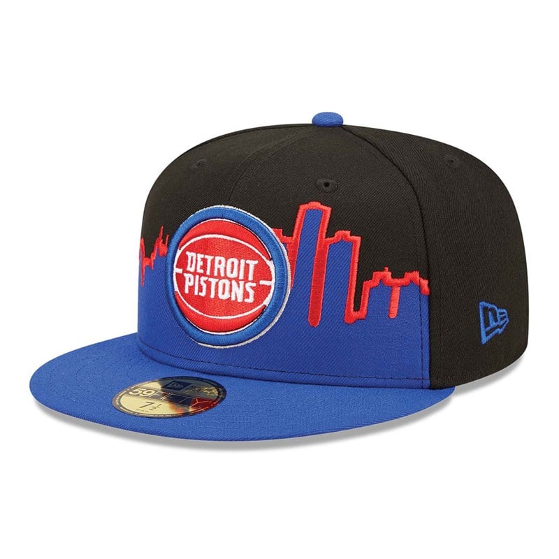 59fifty New Era Detroit Pistons NBA Tip Off 2022 Fitted Gorras Negros | PH6285109