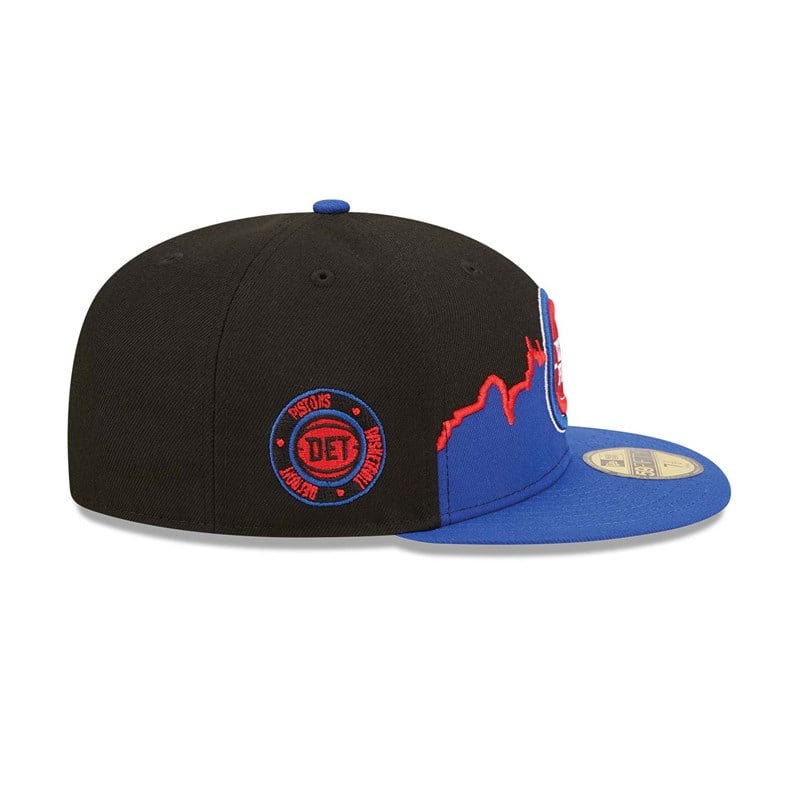 59fifty New Era Detroit Pistons NBA Tip Off 2022 Fitted Gorras Negros | PH6285109