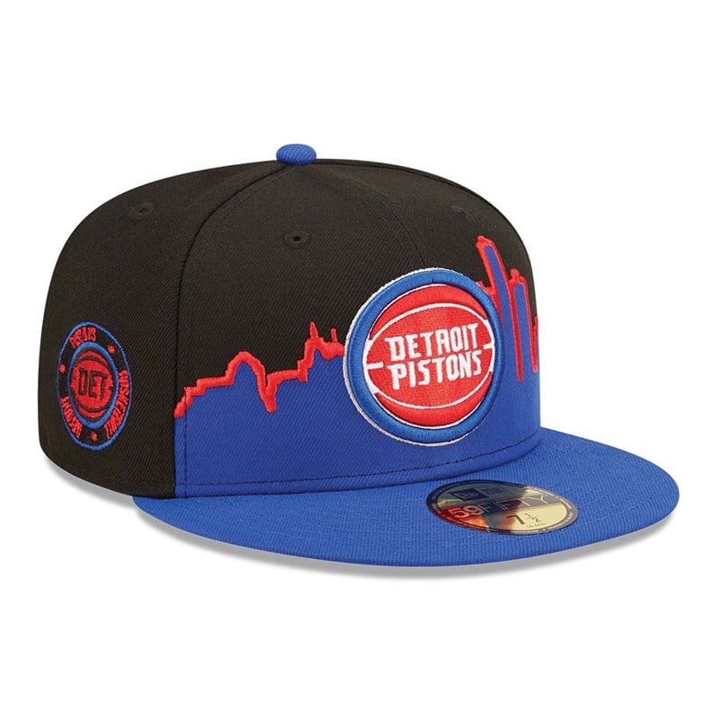 59fifty New Era Detroit Pistons NBA Tip Off 2022 Fitted Gorras Negros | PH6285109