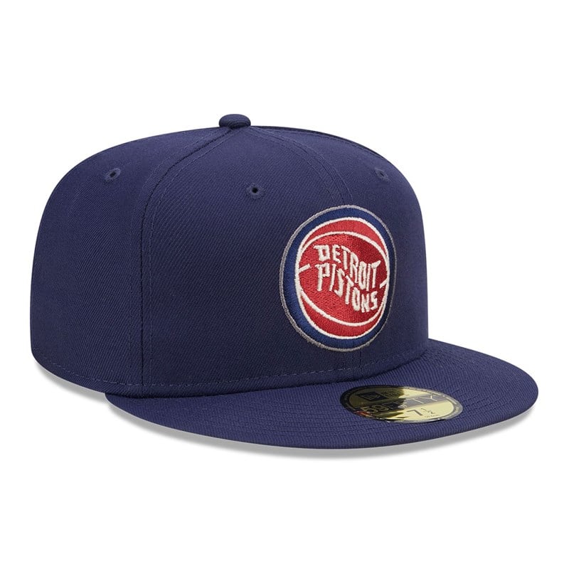 59fifty New Era Detroit Pistons Twilight Fantasy Fitted Gorras Azules | VN1860245