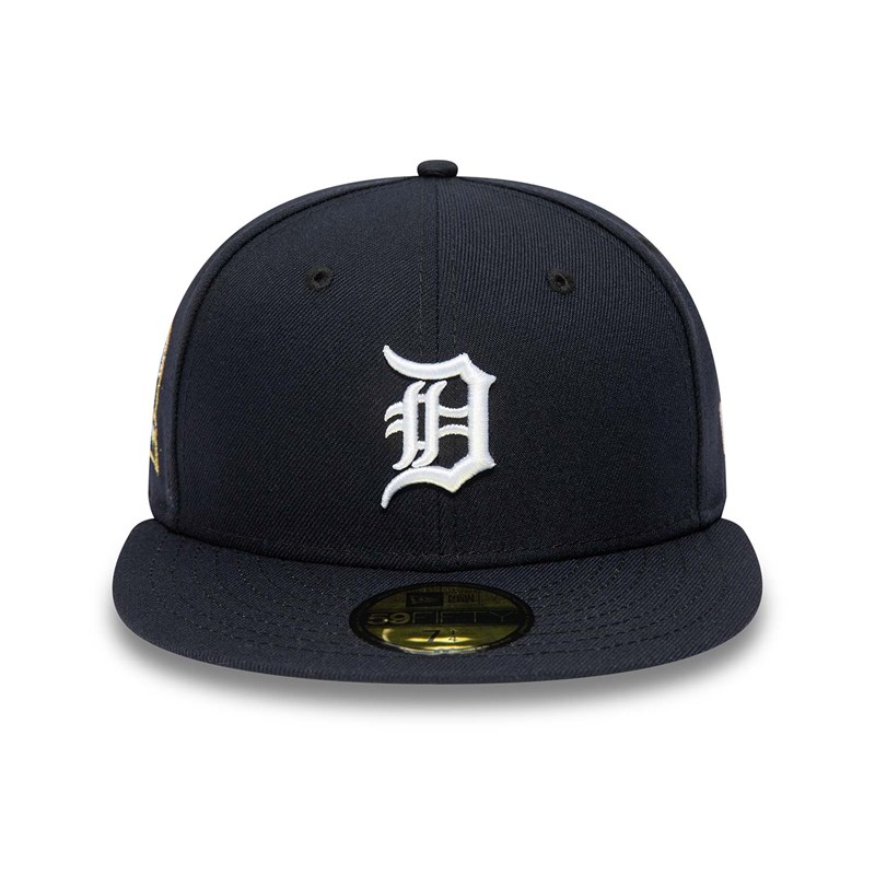 59fifty New Era Detroit Tigers 50th Anniversary Fitted Gorras Azules | QR0281793