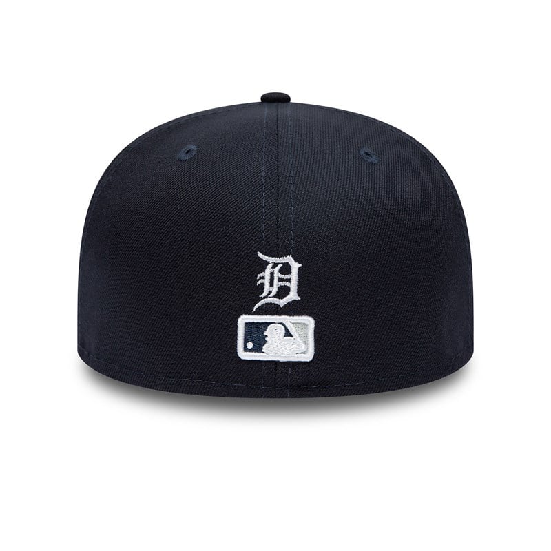 59fifty New Era Detroit Tigers Dual Logo Fitted Gorras Azules | OQ9860521