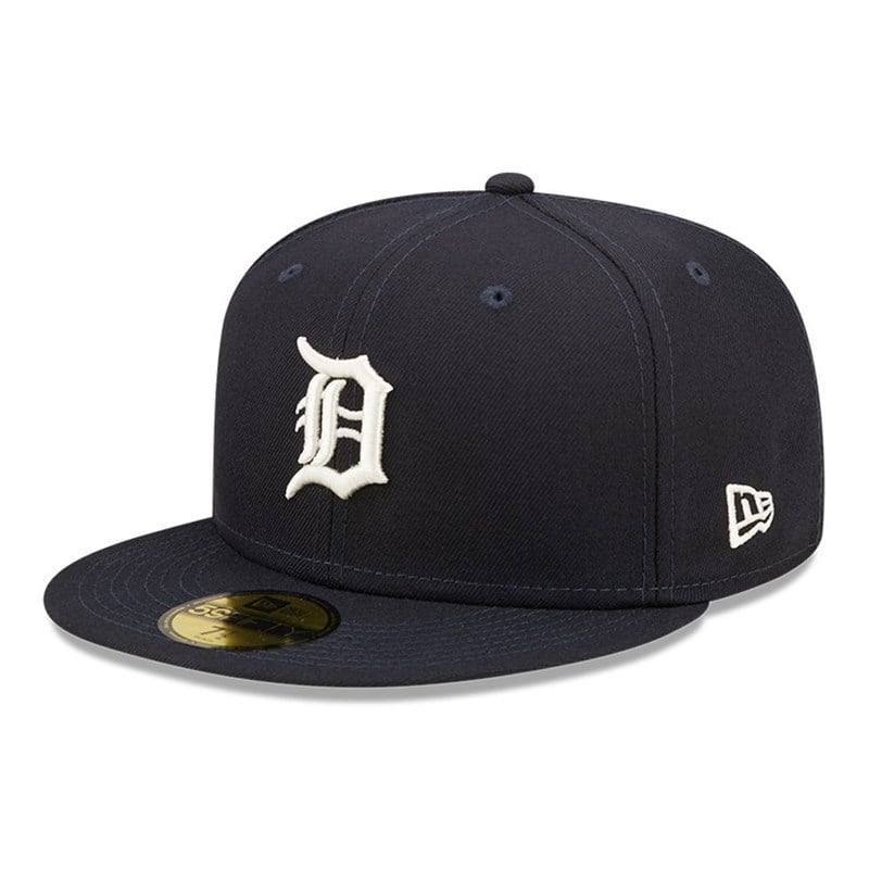 59fifty New Era Detroit Tigers MLB Pop Sweat Fitted Gorras Azules | FD5364108