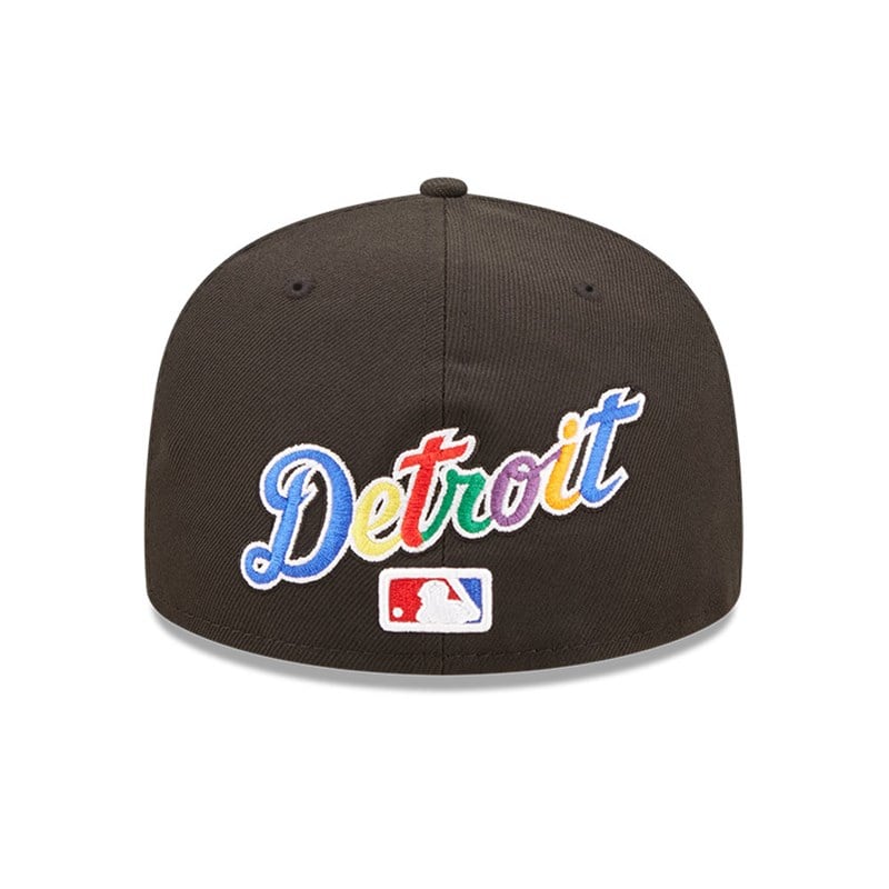 59fifty New Era Detroit Tigers MLB Prismatic Fitted Gorras Negros | HE7659038