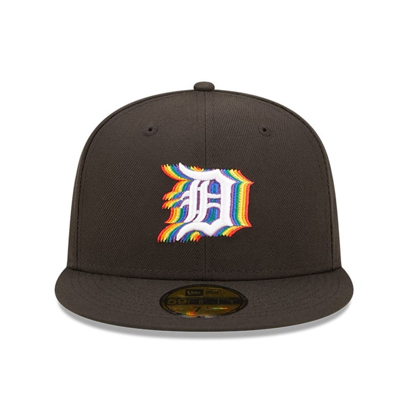 59fifty New Era Detroit Tigers MLB Prismatic Fitted Gorras Negros | HE7659038