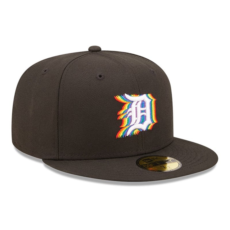 59fifty New Era Detroit Tigers MLB Prismatic Fitted Gorras Negros | HE7659038