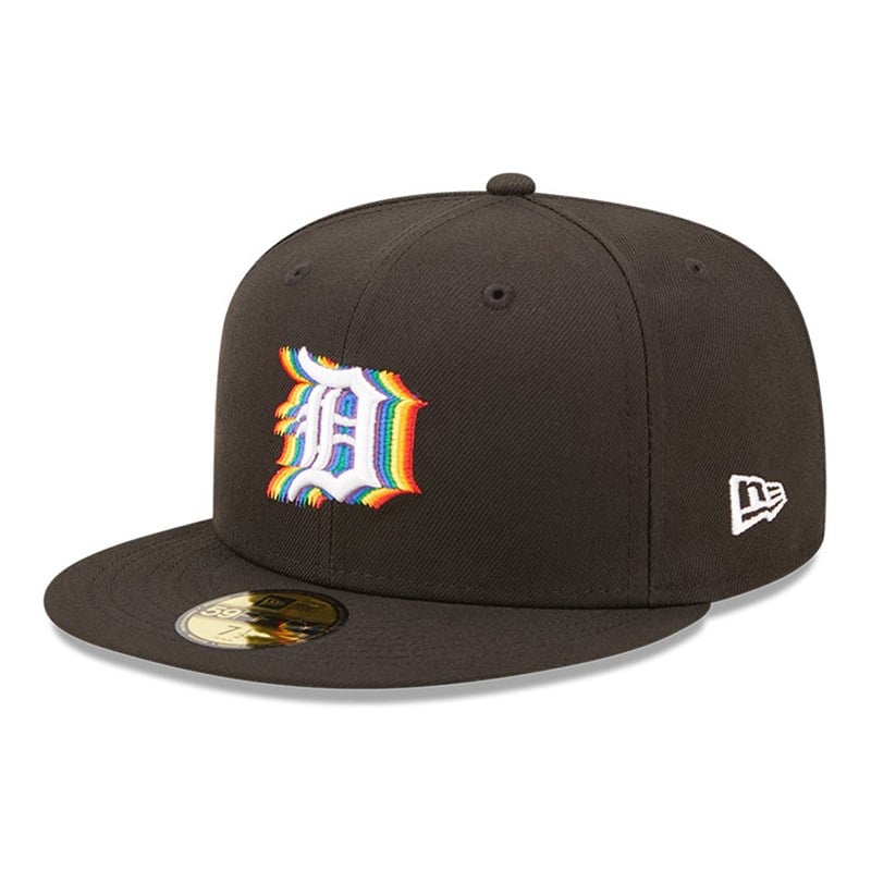 59fifty New Era Detroit Tigers MLB Prismatic Fitted Gorras Negros | HE7659038