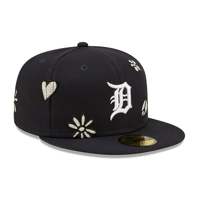 59fifty New Era Detroit Tigers MLB Sunlight Pop Gorras Azules | SQ6107348