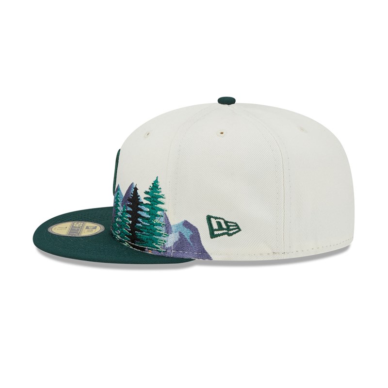 59fifty New Era Detroit Tigers Outdoor Fitted Blancos | WJ9657124