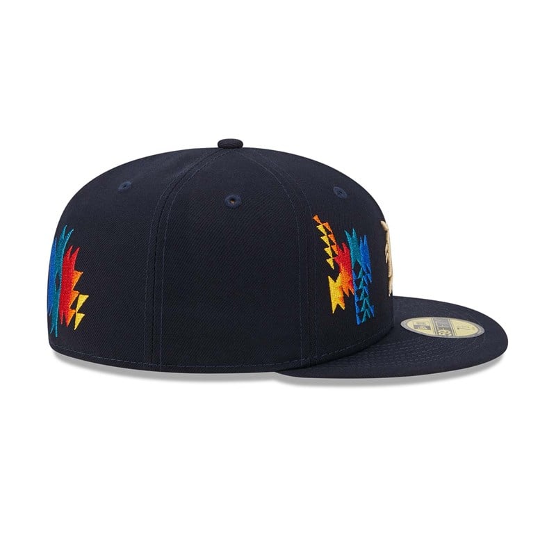 59fifty New Era Detroit Tigers Southwestern Fitted Gorras Azules | GD8349061