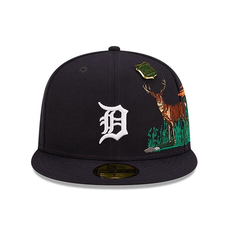 59fifty New Era Detroit Tigers State Park Fitted Gorras Azules | LU5172648