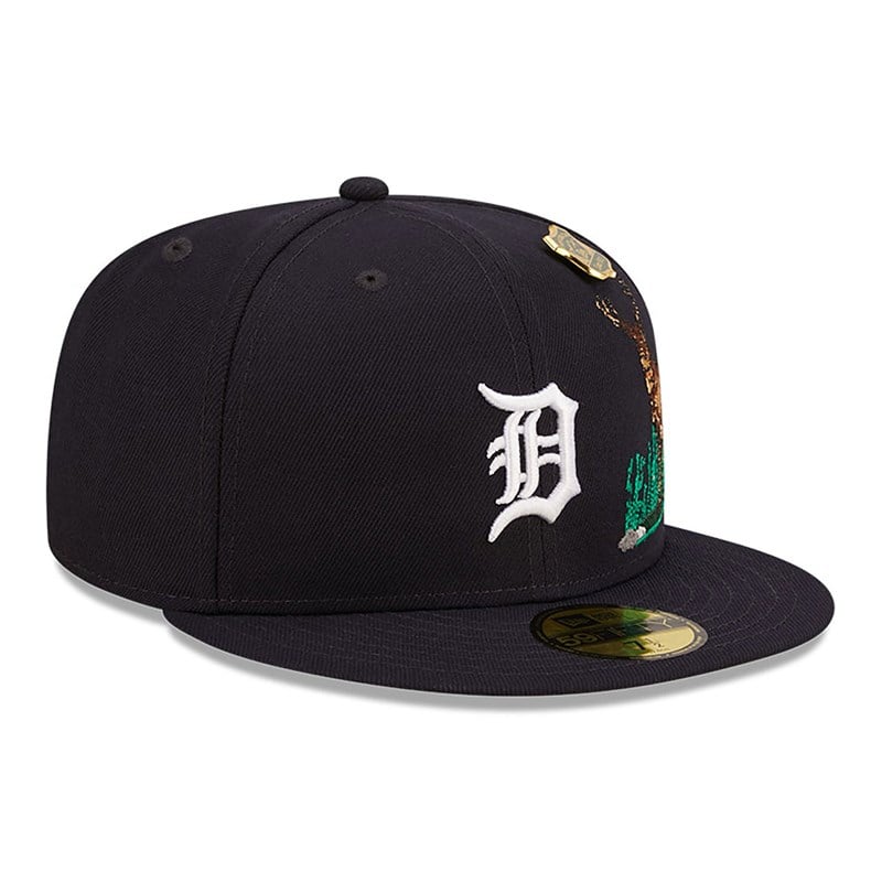 59fifty New Era Detroit Tigers State Park Fitted Gorras Azules | LU5172648