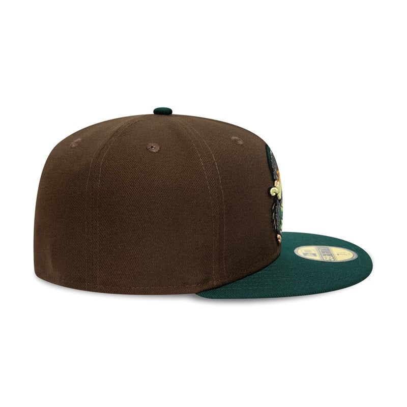 59fifty New Era Down East Wood Ducks Milb Fitted Gorras Marrom | YW8210953