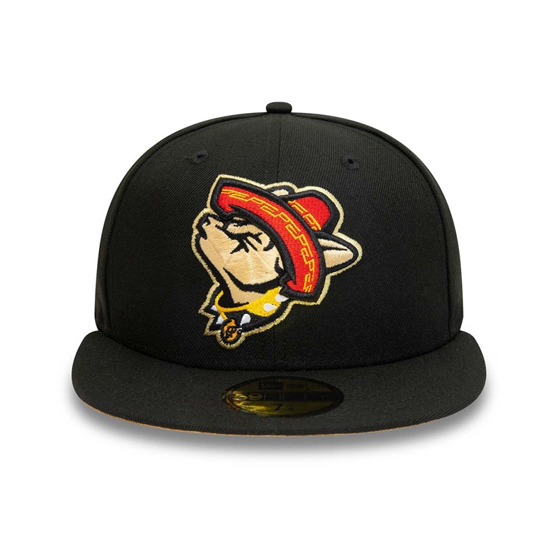 59fifty New Era El Paso Chihuahuas Milb Fitted Gorras Negros | RV8401752