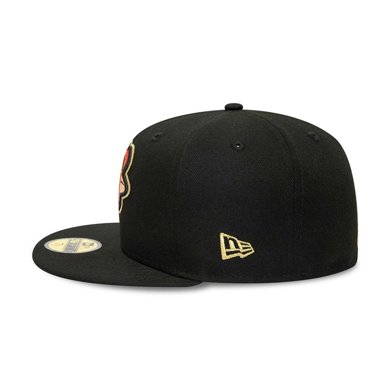 59fifty New Era El Paso Chihuahuas Milb Fitted Gorras Negros | RV8401752