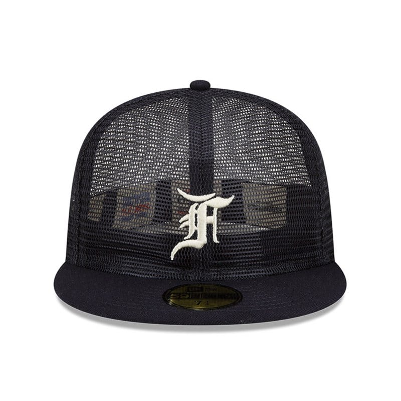 59fifty New Era Fear Of God Essentials X Detroit Tigers Gorras Azules | FW6390217