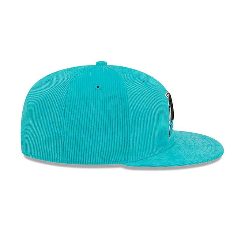 59fifty New Era Florida Marlins Cooperstown Fitted Gorras Azules | XW1204397