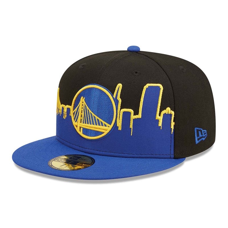 59fifty New Era Golden State Warriors NBA 2022 Fitted Gorras Negros | LN2193758