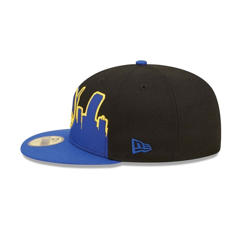 59fifty New Era Golden State Warriors NBA 2022 Fitted Gorras Negros | LN2193758