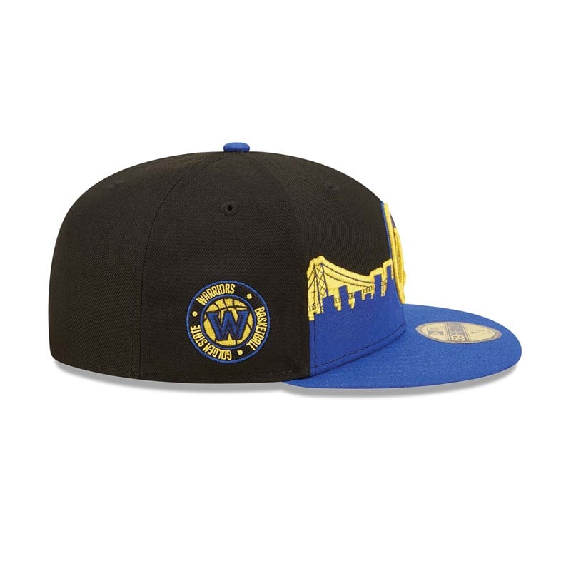 59fifty New Era Golden State Warriors NBA 2022 Fitted Gorras Negros | LN2193758