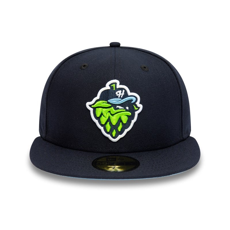 59fifty New Era Hillsboro Hops Milb Fitted Gorras Azules | FI7810269