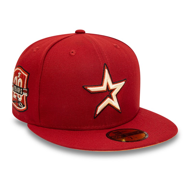 59fifty New Era Houston Astros 20 Years Fitted Gorras Rojos | VW0364975