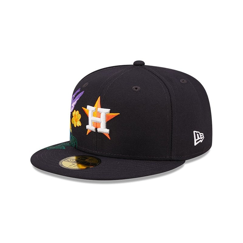 59fifty New Era Houston Astros MLB Blooming Fitted Gorras Azules | UF2413950