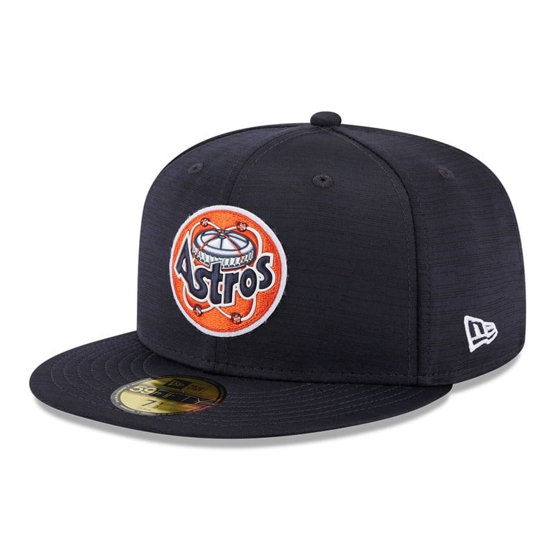 59fifty New Era Houston Astros MLB Clubhouse Fitted Gorras Azules | IM3628019