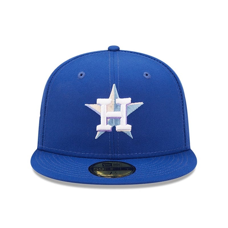 59fifty New Era Houston Astros MLB Nightbreak Team Fitted Gorras Azules | WA0842196