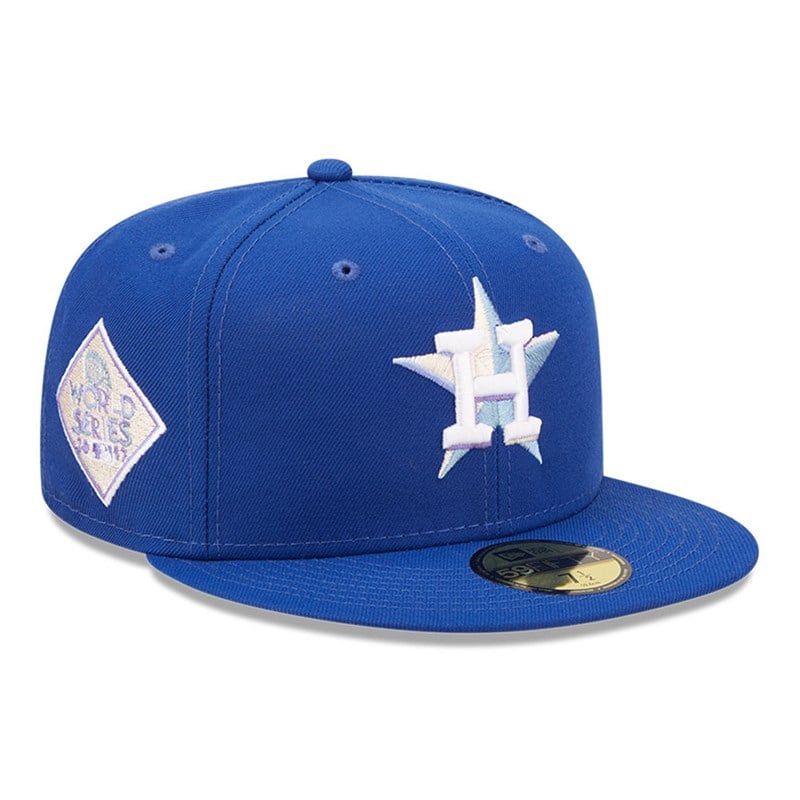 59fifty New Era Houston Astros MLB Nightbreak Team Fitted Gorras Azules | WA0842196