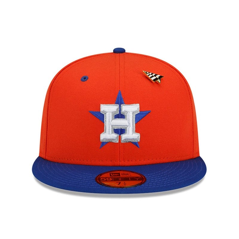 59fifty New Era Houston Astros MLB X Paper Planes Fitted Gorras Naranjas | EV0179835