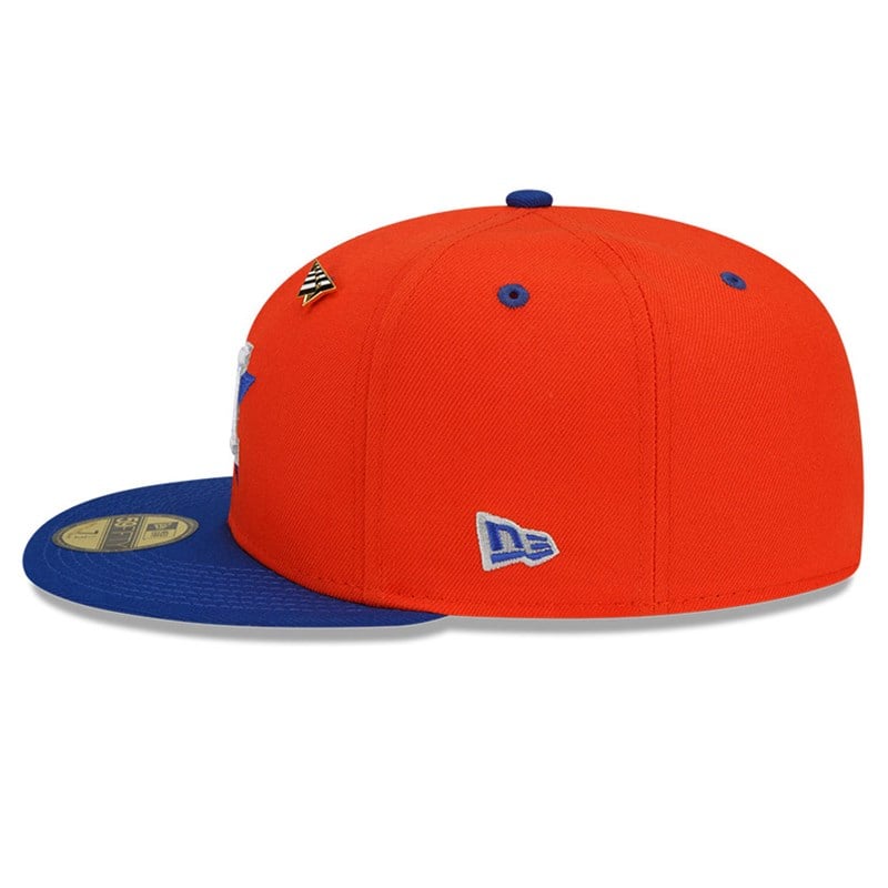 59fifty New Era Houston Astros MLB X Paper Planes Fitted Gorras Naranjas | EV0179835