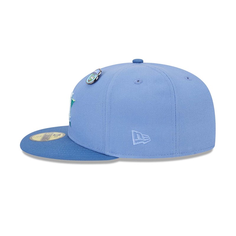 59fifty New Era Houston Astros Outer Space Fitted Gorras Azules | JI7186423