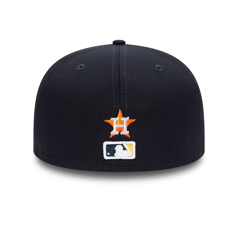 59fifty New Era Houston Astros Side Patch Bloom Fitted Gorras Azules | WQ4019578