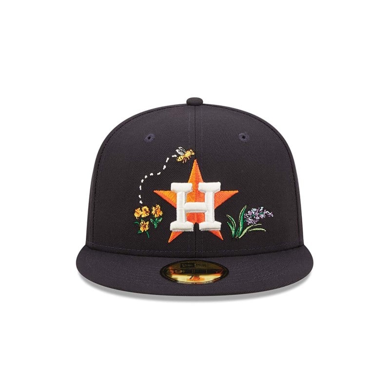 59fifty New Era Houston Astros Watercolour Floral Gorras Azules | MN2476913