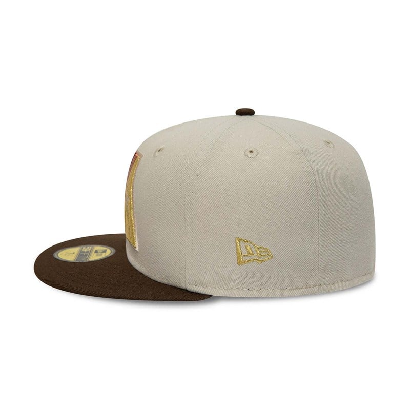 59fifty New Era Houston Astros World Series Fitted Gorras Marrom | SW2657481