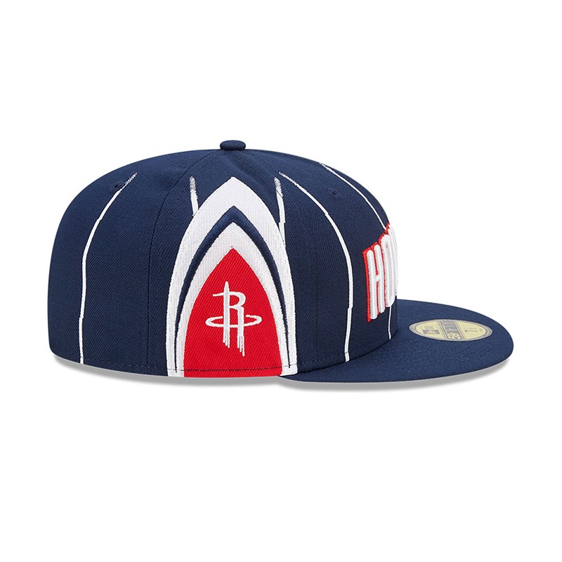 59fifty New Era Houston Rockets Authentics City Edition Fitted Gorras Azules | ZV7632850