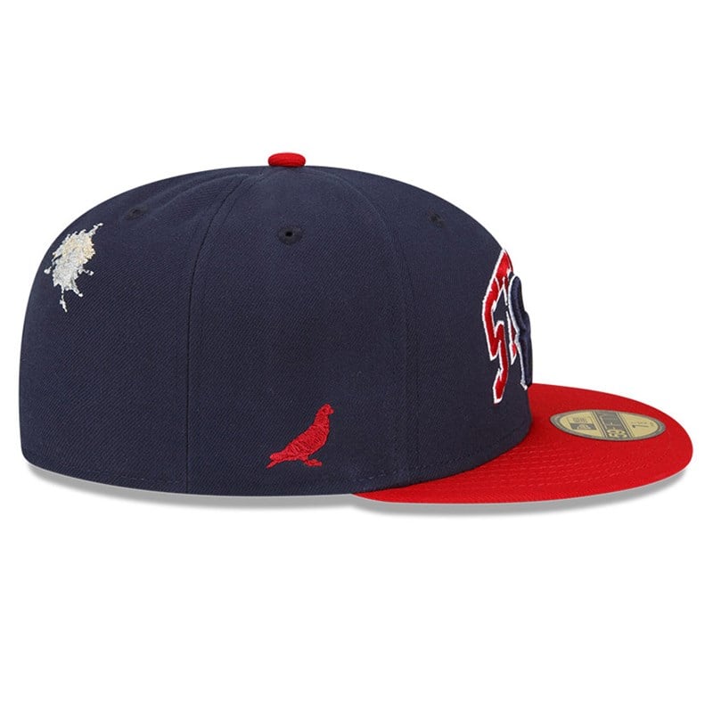 59fifty New Era Houston Texans X Staple Fitted Gorras Azules | ZU6572904