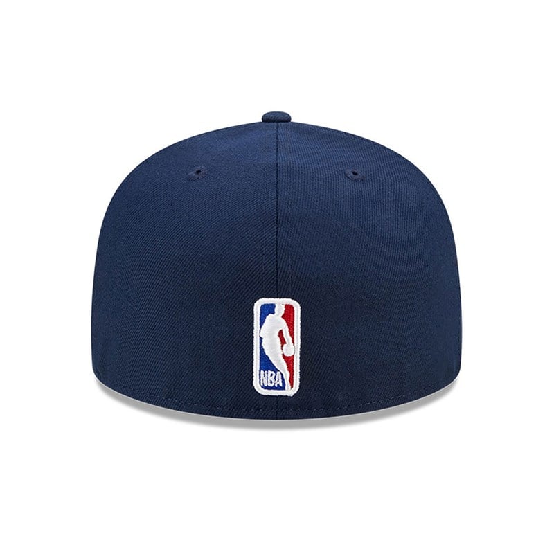 59fifty New Era Indiana Pacers Authentics City Edition Fitted Gorras Azules | ON4657182