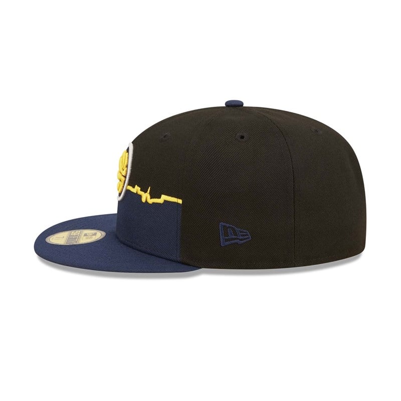 59fifty New Era Indiana Pacers NBA Tip Off 2022 Fitted Gorras Negros | ET2043976