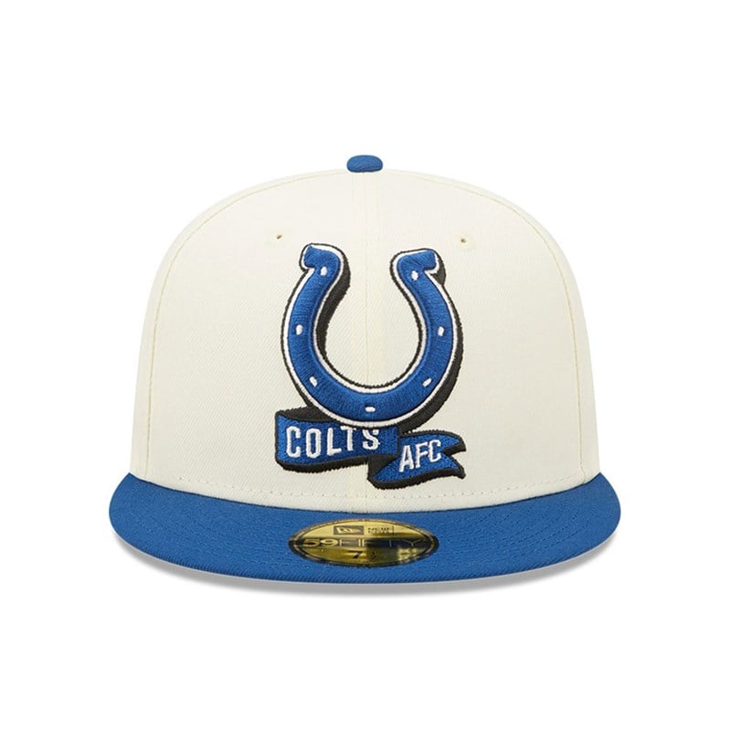 59fifty New Era Indianapolis Colts NFL Sideline 2022 Fitted Gorras Blancos | IN0392861