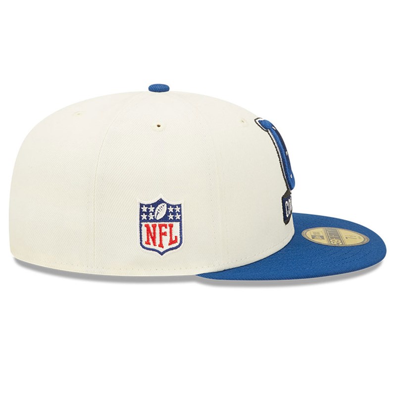 59fifty New Era Indianapolis Colts NFL Sideline 2022 Fitted Gorras Blancos | IN0392861