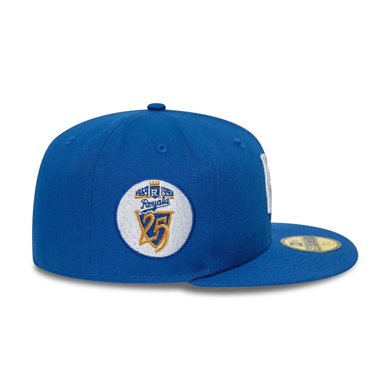 59fifty New Era Kansas City 25th Anniversary Royals Fitted Gorras Azules | PD6870453